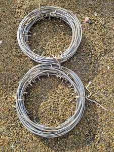 For sale - Stainless steel clips for whelk crates