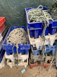 Achat de filets de pêche d’occasion et de ralingues plombées