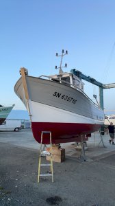 Bateau de pêche avec pme civellier polyvalent 