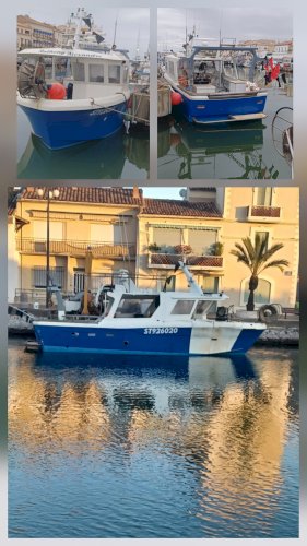 Bateau de peche polyvalent 11m20 par 3m60