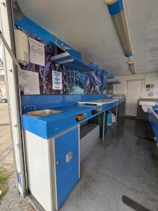 Camion etalage marché