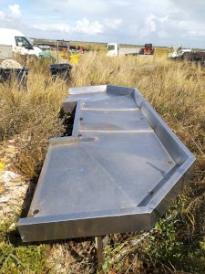 Stainless steel stall