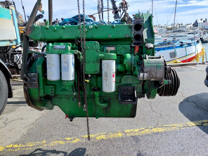 moteur John Deere SFM85 – moteur (vert) + stock de pièces de rechange