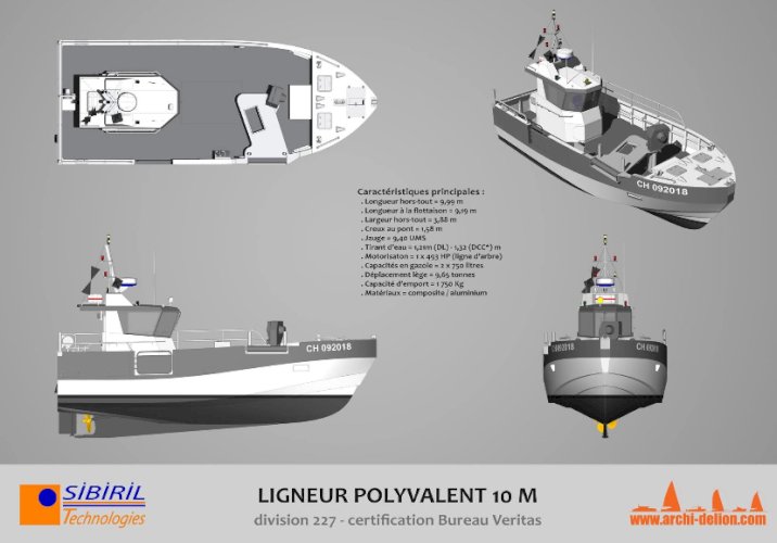 Navire de pêche polyvalent 
