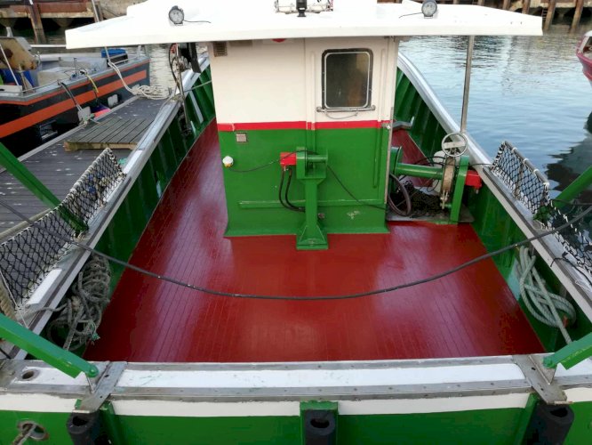 Palangrier polyvalent bois – 11,20 m – AEP Thon Rouge + licences Algues & Crustacés – Entièrement équipé Furuno – Prêt à pêcher
