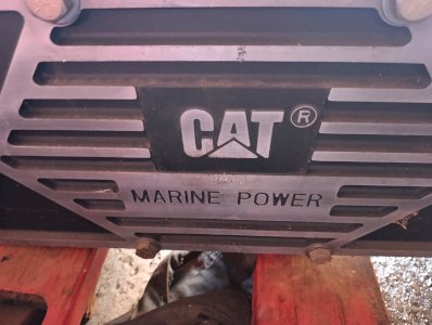 Caterpillar C18 engine radiator
