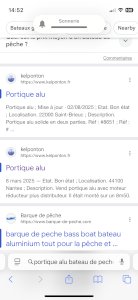 Recherche portique alu 
