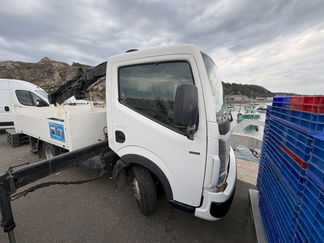 Renault maxity grue benne 