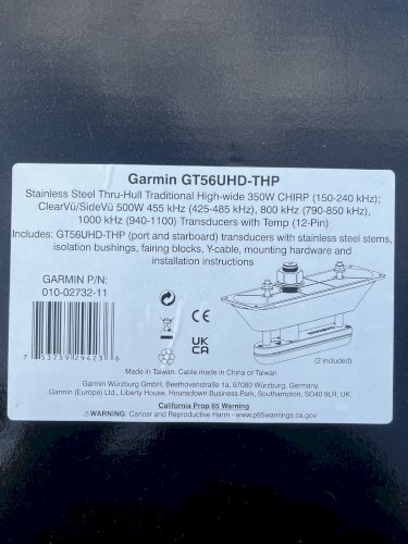 Traceur et sondes garmin 