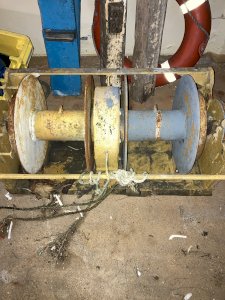Winch without motor