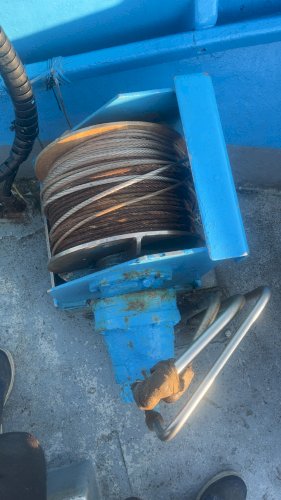 treuils scindés inox pour chalut à lançon