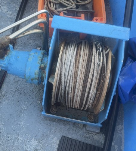treuils scindés inox pour chalut à lançon