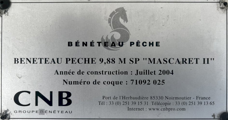 Vends BENETEAU 9.88m 2004 