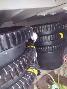 Vire ligne avec bassine japalangre 